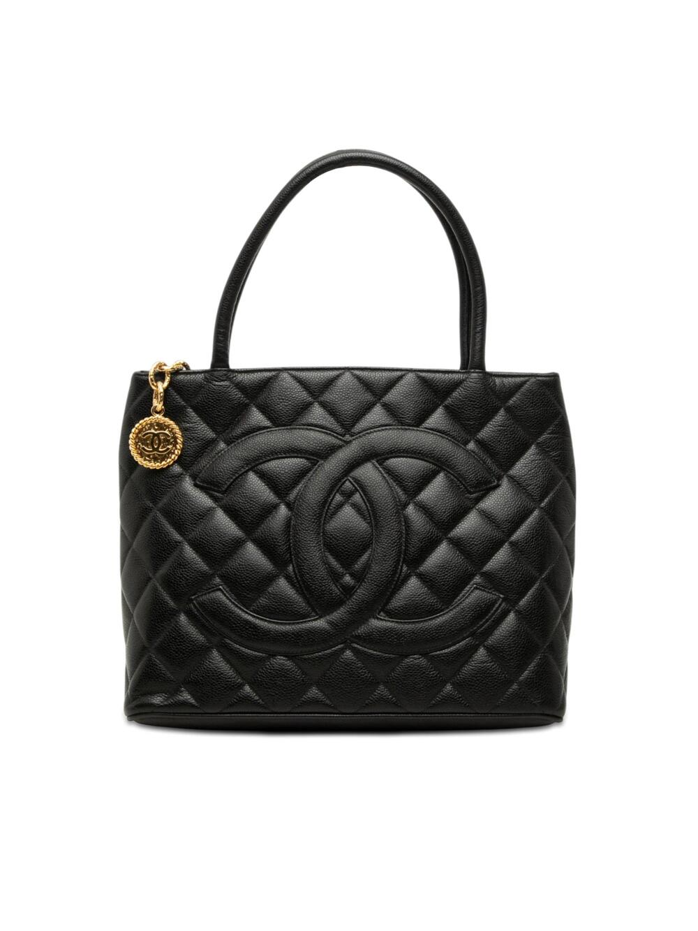 Chanel Medallion Tote Quilted Caviar #367803C24B